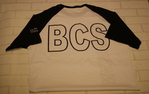 Tee Shirt BCS Natation noir et blanc